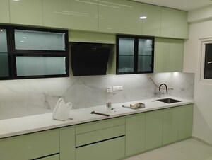 Kitchen in 2 BHK Apartment at Rajapushpa Provincia, Narsingi – for Rent