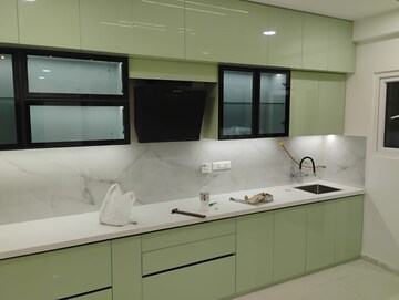 Kitchen in 2 BHK Apartment at Rajapushpa Provincia, Narsingi – for Rent