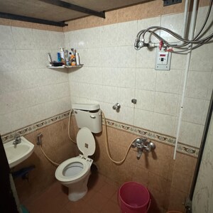 Bathroom in 1 BHK Apartment at Rutu Estate, Brahmand – for Rent