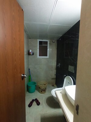 Bathroom in 3 BHK Apartment at Jangid Galaxy, Ghodbunder Road – for Rent