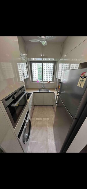 Balcony in 1 BHK Apartment at Hiranandani Regent Hill, Powai – for Rent