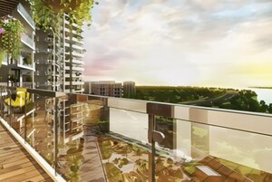 Balcony in 4 BHK Apartment at Sector 24 – for Sale
