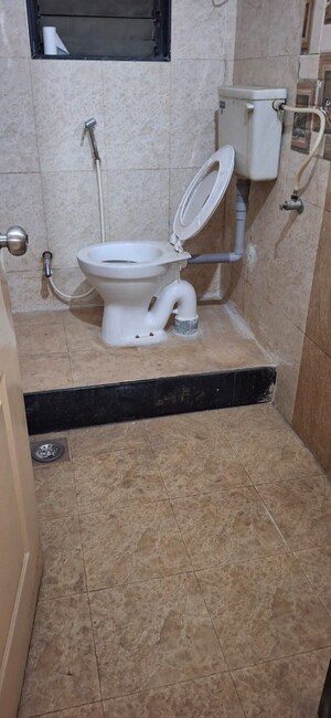 Bathroom in 2 BHK Apartment at Mahape – for Rent
