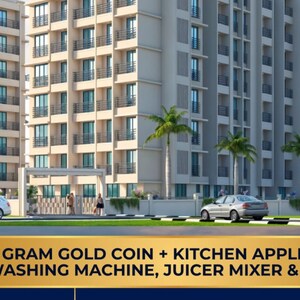 1 BHK Apartment – Exterior View View at Satghare Viraj Residency, Ganesh Nagar  - for Sale