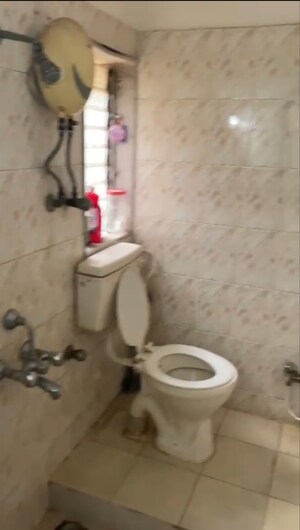 Bathroom in 2 BHK Apartment at HDIL Dheeraj Kiran, Malad West – for Rent