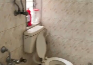 Bathroom in 2 BHK Apartment at HDIL Dheeraj Kiran, Malad West – for Rent
