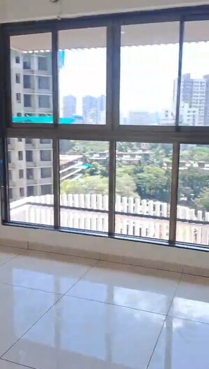 Balcony in 2 BHK Apartment at Chandak 34 Park Estate, Goregaon West – for Rent