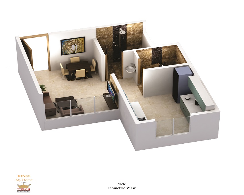 1 BHK Apartment For Sale in Kings My Homes