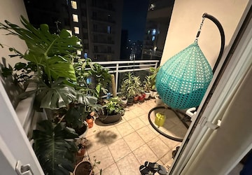 Balcony in 3 BHK Apartment at Emaar The Palm Drive-Palm Studios, Sector 66 – for Rent