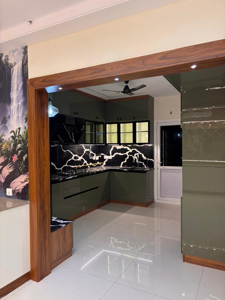 Kitchen, rajapushpa-provincia 3 Bedroom 2020 Sq.Ft. Apartment In Narsingi Hyderabad 9361319