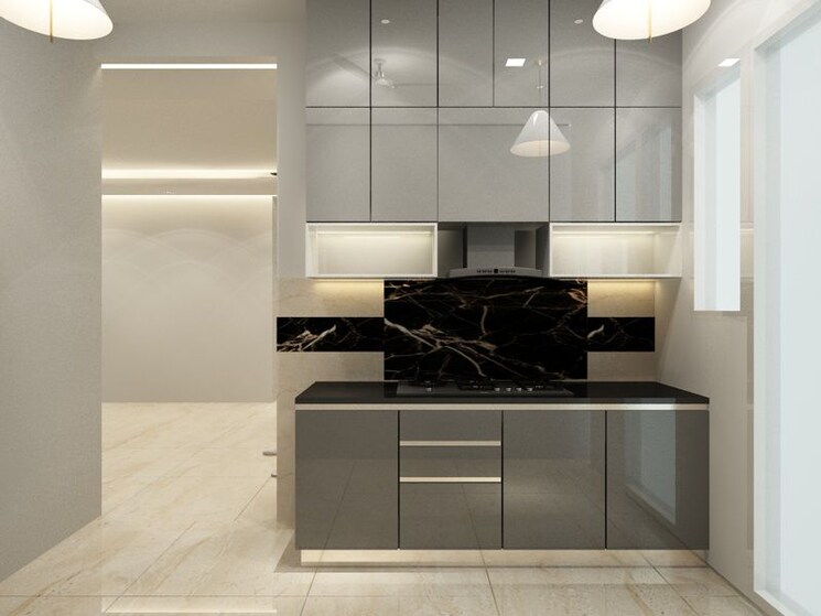 Kitchen, emaar-the-palm-drive-palm-studios 4 Bedroom 2600 Sq.Ft. Apartment In Sector 66 Gurgaon 9361377