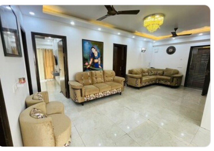 Living Room, uninav-bliss 3 Bedroom 1990 Sq.Ft. Apartment In Raj Nagar Extension Ghaziabad 9361500