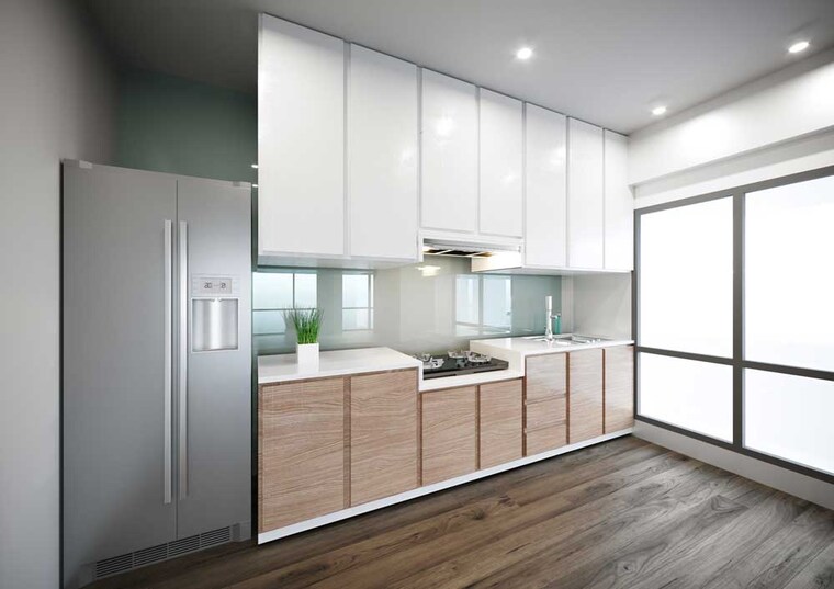 Kitchen, v-residences Commercial Office Space 1000 Sq.Ft. In Sion Mumbai 9361436