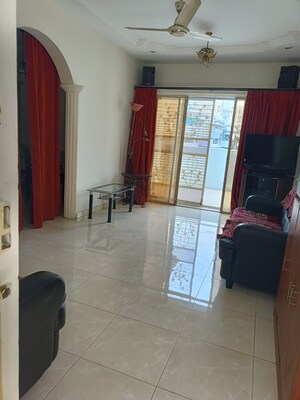 Living Room in 3 BHK Apartment at Ganesham Phase I, Pimple Saudagar – for Rent