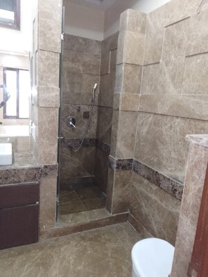 Bathroom in 3 BHK Builder Floor at Ansal Sushant Lok I, Sector 43 – for Rent