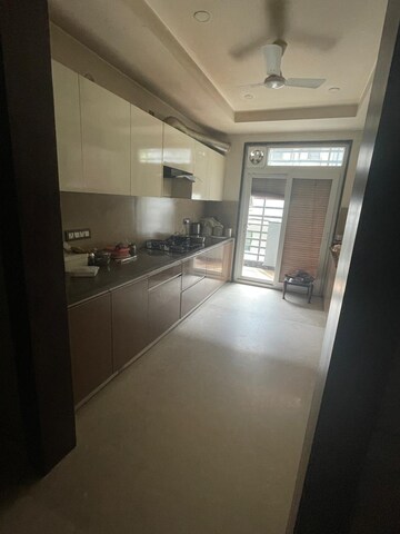 Kitchen in 3 BHK Builder Floor at Ansal Sushant Lok I, Sector 43 – for Rent