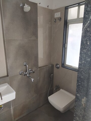 Bathroom in 2 BHK Apartment at Gauri Excellency, Kandivali West – for Rent