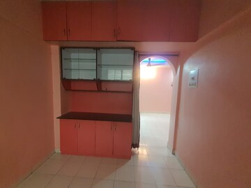 Building Lobby in 1 BHK Apartment at Amba Nagari, Dhanori – for Rent
