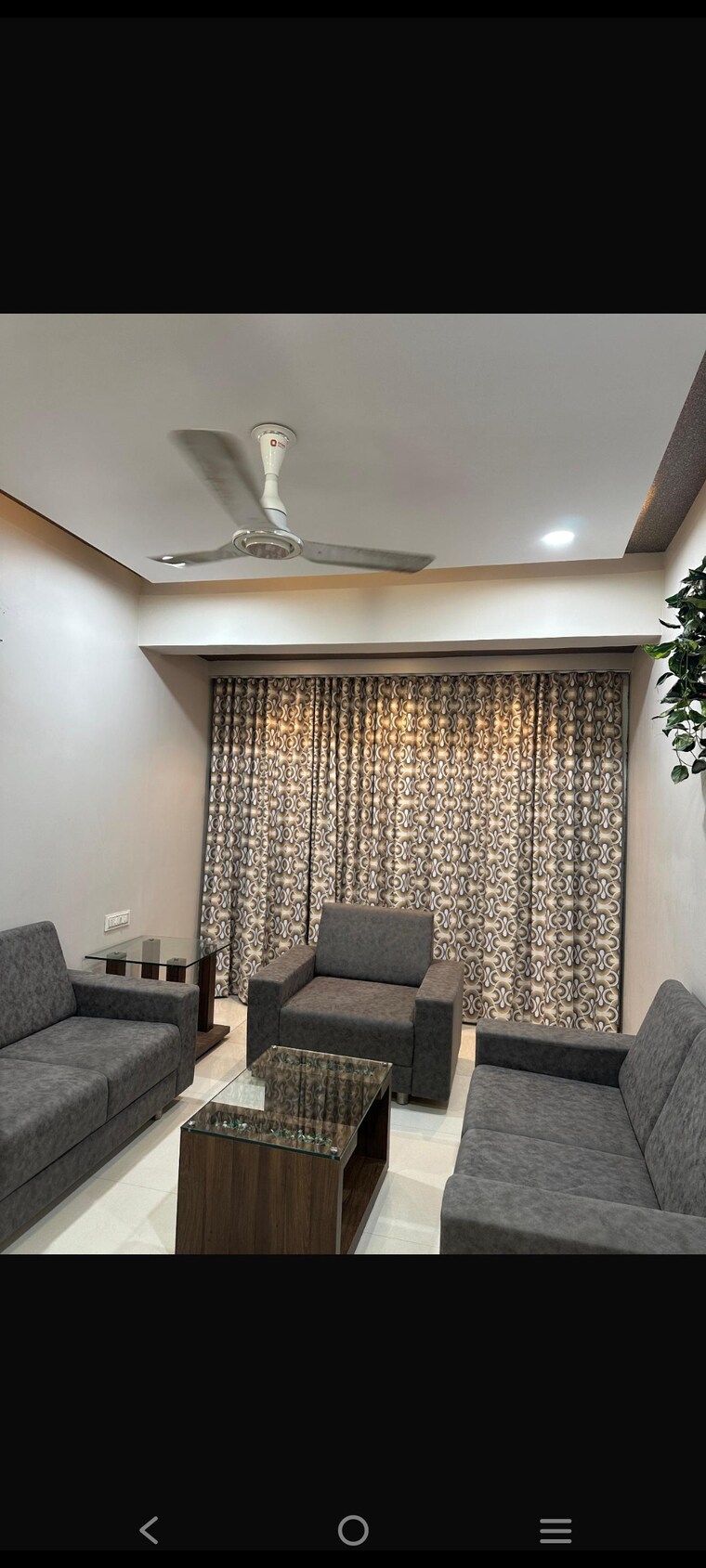 Living Room, vivaan-ixora 3 Bedroom 978 Sq.Ft. Apartment In Zundal Ahmedabad 9361929