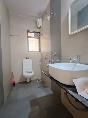Bathroom in 2 BHK Apartment at Navkar Happy Homes, Ic Colony – for Rent