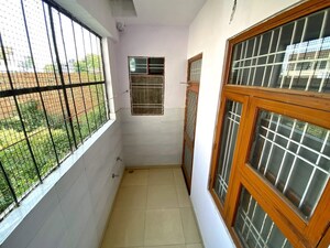 Balcony in 3 BHK Builder Floor at Mansarovar Extension – for Rent