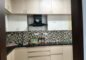 Kitchen in 2 BHK Apartment at Prestige Lakeside Habitat, Varthur – for Rent