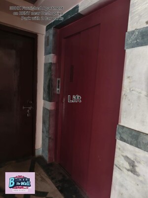 Building Lobby in 3 BHK Builder Floor at Rash Behari Avenue – for Rent