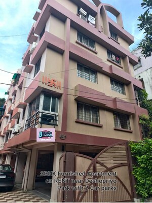 3 BHK Builder Floor – Exterior View View at Rash Behari Avenue - for Rent