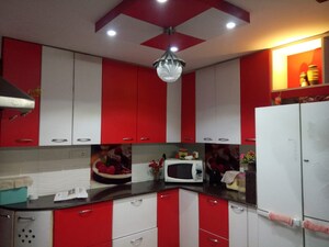 Kitchen in 2 BHK Builder Floor at Shiv Ganga Apartments Vasundhara, Vasundhara Sector 4 – for Rent