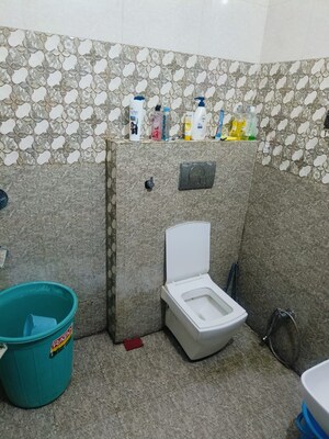 Bathroom in 2 BHK Builder Floor at Balaji Chandigarh Royale City, Lohgarh – for Rent