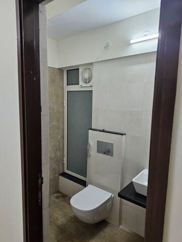 Bathroom in 1 BHK Apartment at Omkar Signet, Malad East – for Rent