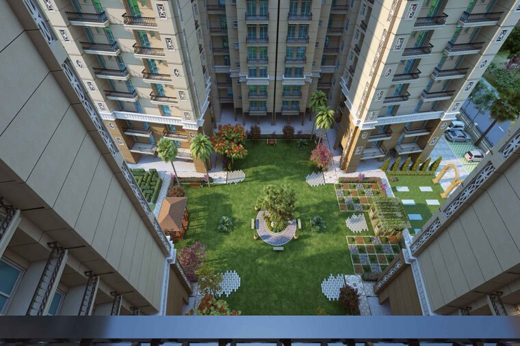 Exterior View, vrindavan yojna 2.5 Bedroom 1036 Sq.Ft. Apartment In Vrindavan Yojna Lucknow 9362075