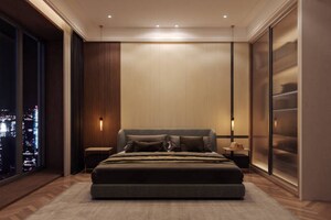 Bedroom in 3 BHK Apartment at Mahindra Vista, Kandivali East – for Sale