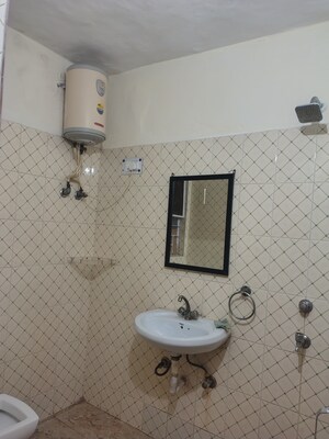 Bathroom in 2 BHK Builder Floor at Sheikh Sarai – for Rent