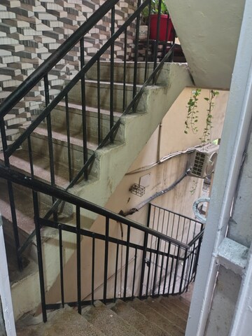Staircase in 2 BHK Builder Floor at Sheikh Sarai – for Rent