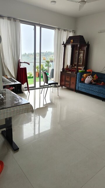 Living Room in 3 BHK Apartment at Kalpataru Jade Residences, Baner – for Rent