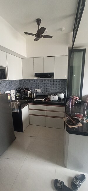 Kitchen in 1 BHK Apartment at Lodha Crown Kolshet, Kolshet Road – for Rent