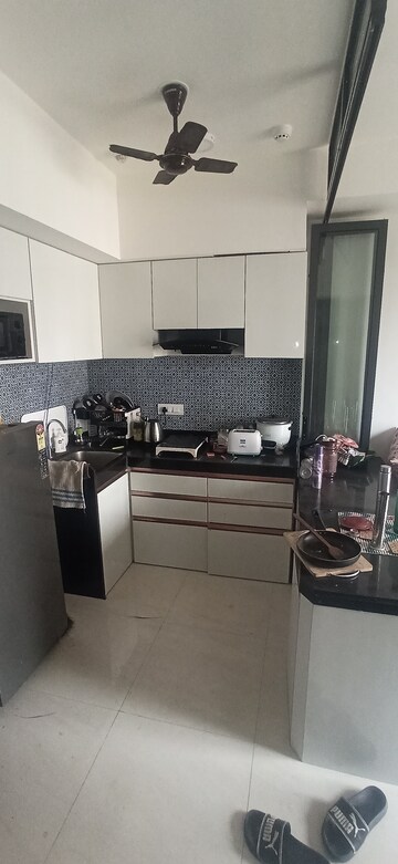 Kitchen in 1 BHK Apartment at Lodha Crown Kolshet, Kolshet Road – for Rent