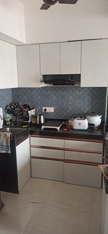 Kitchen in 1 BHK Apartment at Lodha Crown Kolshet, Kolshet Road – for Rent