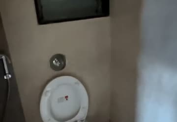 Bathroom in 2 BHK Apartment at Ruparel Elara, Kandivali West – for Rent