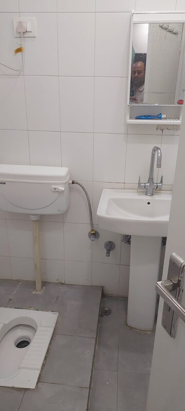 Bathroom in 4 BHK Apartment at Gaur Atulyam, Omicron I Greater Noida – for Sale