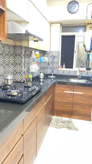 Kitchen in 2 BHK Apartment at Lodha Amara, Kolshet Road – for Rent