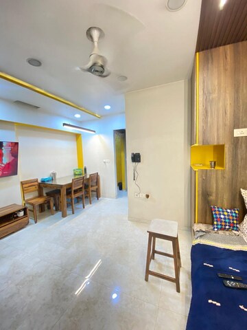 Living Room in 2 BHK Apartment at Lodha Amara, Kolshet Road – for Rent