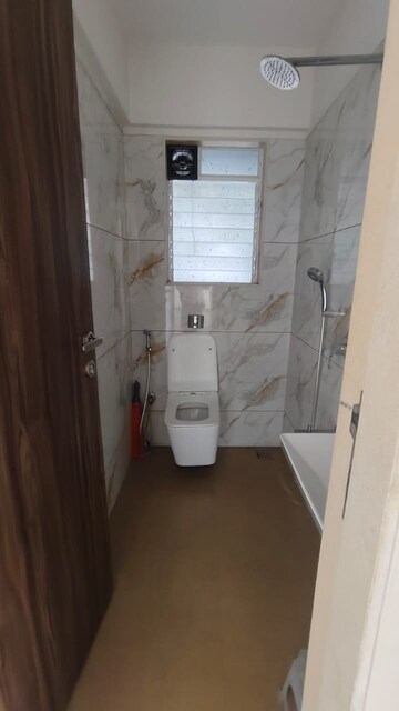 Bathroom in 2 BHK Apartment at Siddhi Aura, Andheri East – for Rent