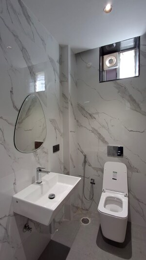 Bathroom in 3 BHK Apartment at Kondapur – for Rent