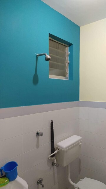 Bathroom in 1 BHK Apartment at Shapoorji Pallonji Shukho Brishti, Rajarhat New Town – for Rent