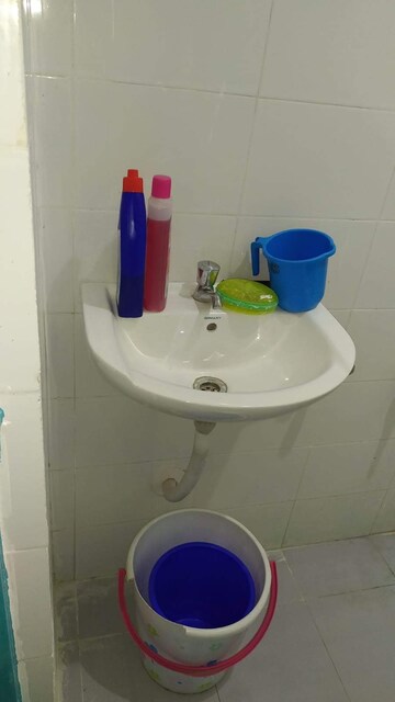 Bathroom in 1 BHK Apartment at Shapoorji Pallonji Shukho Brishti, Rajarhat New Town – for Rent