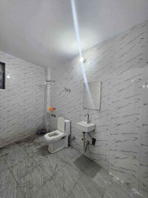 Bathroom in 2 BHK Builder Floor at Chattarpur – for Rent