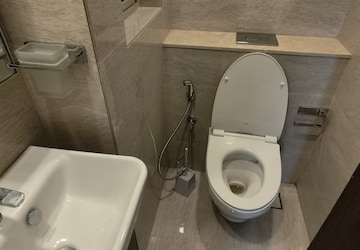 Bathroom in 1 BHK Apartment at Hiranandani Regent Hill, Powai – for Rent