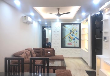 Living Room in 3 BHK Builder Floor at East Of Kailash – for Rent